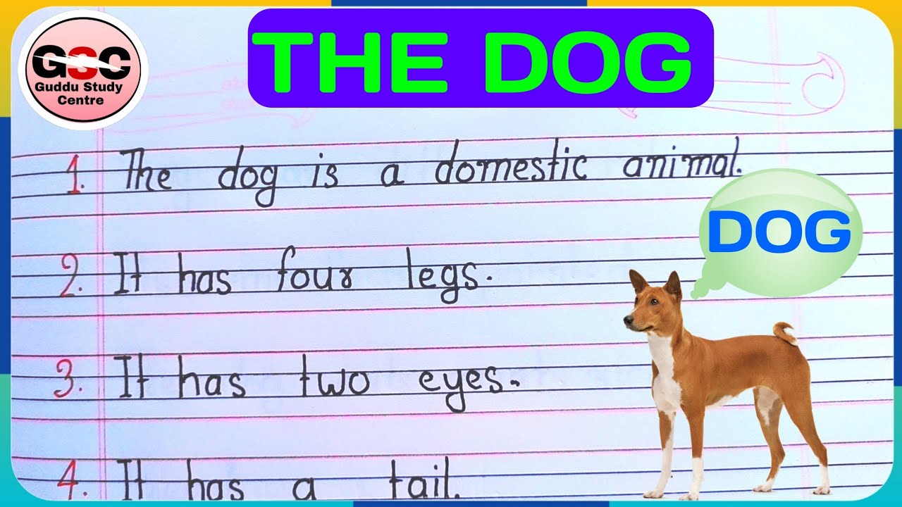 the dog essay 10 lines for class 2