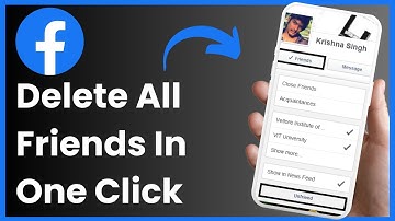 How To Delete All Facebook Friends In One Click ! [EASY GUIDE]