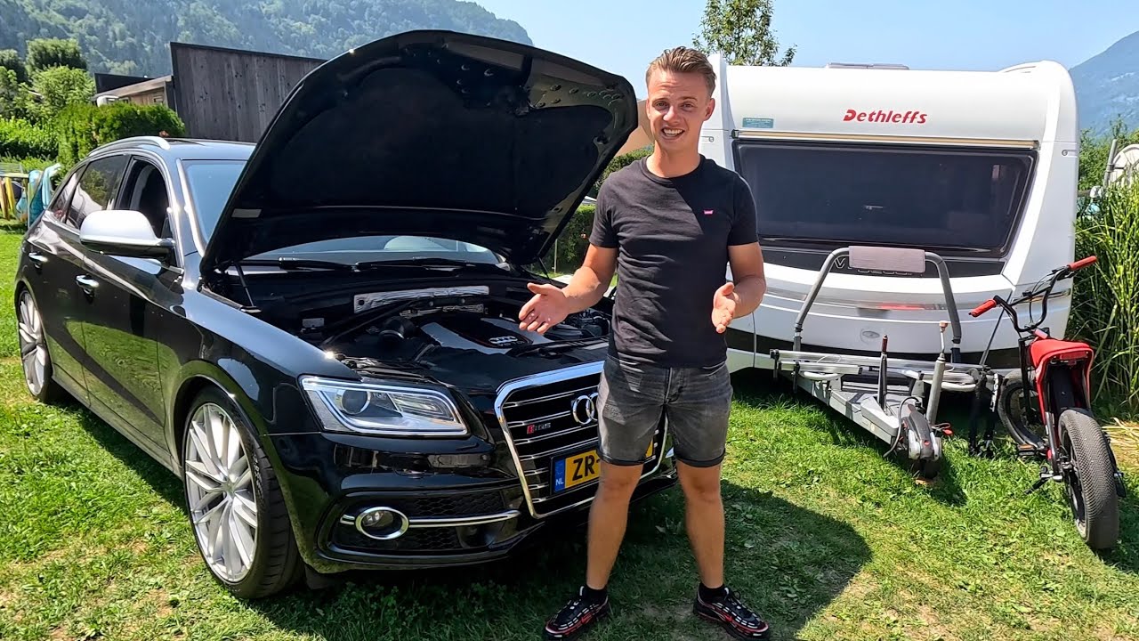 SQ5 kapot! Reparatie op de camping gaat mis. Koperen ring valt in motor, komt dit nog goed?!
