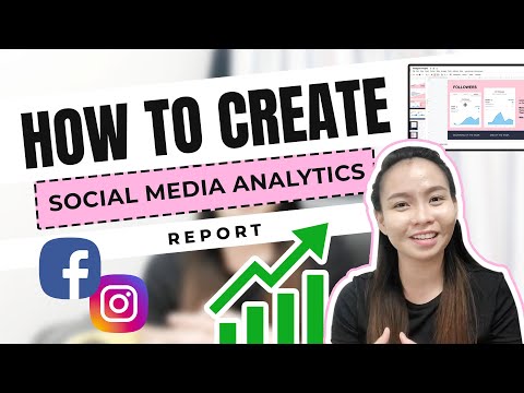 How to Create Social Media Analytics Report (FACEBOOK and INSTAGRAM) [CC English Subtitle]