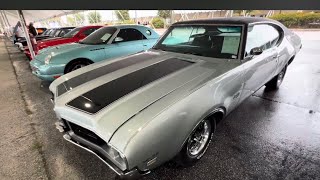 1969 Oldsmobile 442 W32 Ram Air 400 350 hp 440 ft lbs torque Nice 442 #mecum #oldsmobile 😎 1969 Oldsmobile 442 Air Cleaner