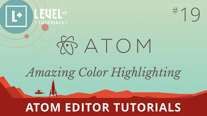 Atom Editor Tutorials #19 - Amazing Color Highlighting