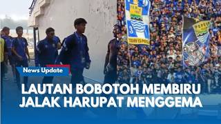 JALAK HARUPAT MENGGEMA !!! Lautan Bobotoh Sambut Pemain Persib Jelang Tanding Lawan Klub Brunei
