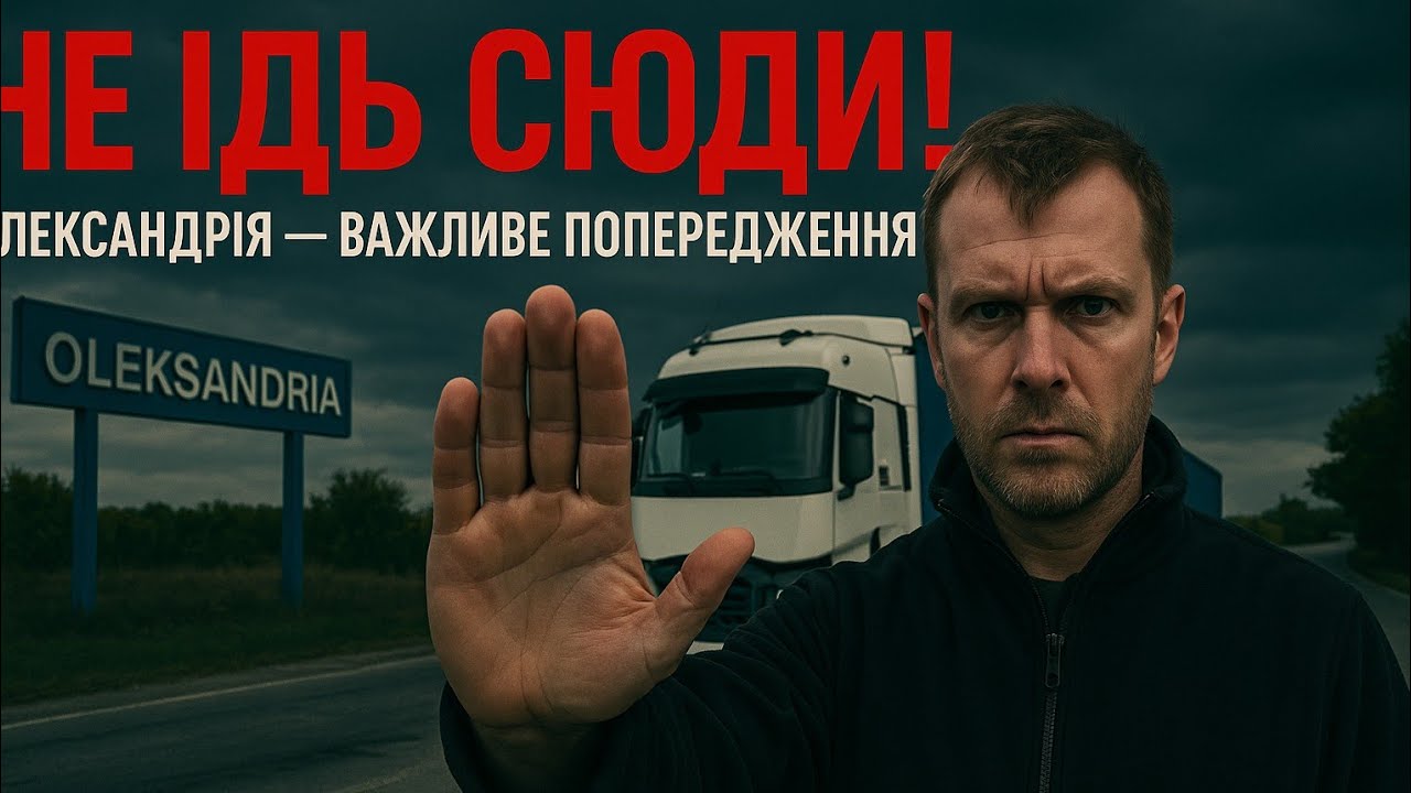 ВОДІЇ, НЕ ЇДЬТЕ СЮДИ! ⛔ Важливе попередження в Олександрії | Як правильно проїхати на Кременчук