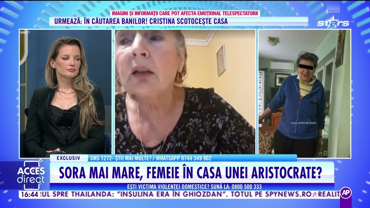 Ce spune femeia la care lucrează Lucina: Sora ei mi-a vorbit foarte urât!