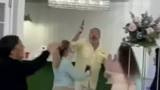 Venue Owner WAVES GUN at Wedding + Threatens Guests in WILD Cell Phone Video  | NBC 6 News