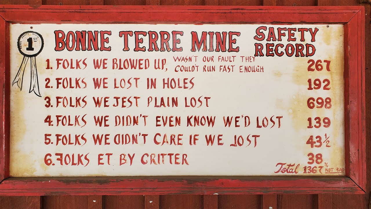 Exploring the Bonne Terre Lead Mine in Missouri YouTube