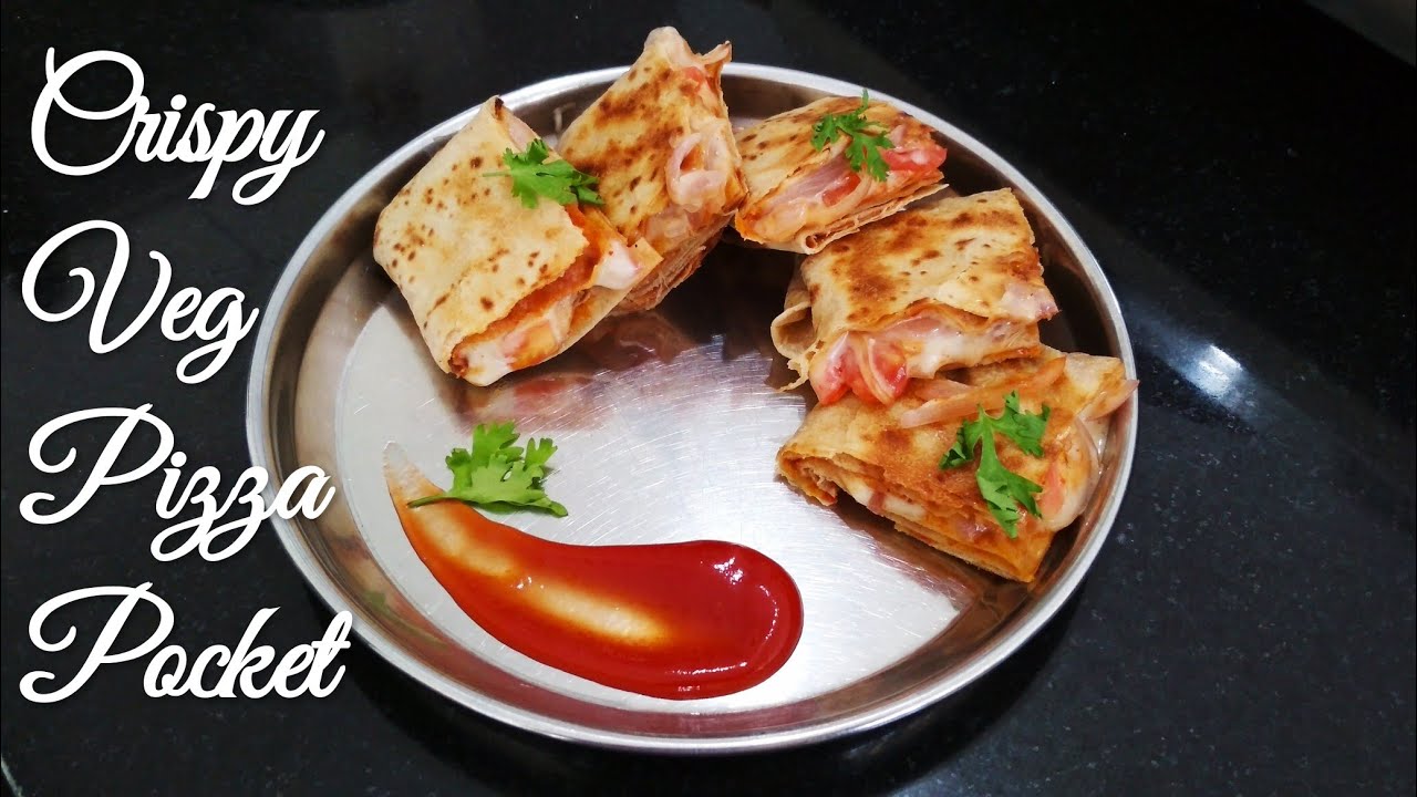 Veg Pizza Pocketshow to make pizza pocketveg pocket nashtaLunchbox