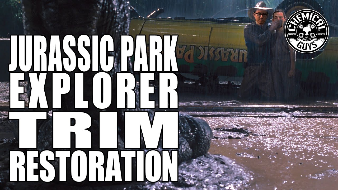 detailing logo Jurassic Park Explorer Trim Restoration - Chemical Guys