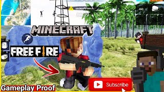 playing free fire with minecraft,mod in #minecraft Minecraft - Topic Garena Free Fire - Topic screenshot 1
