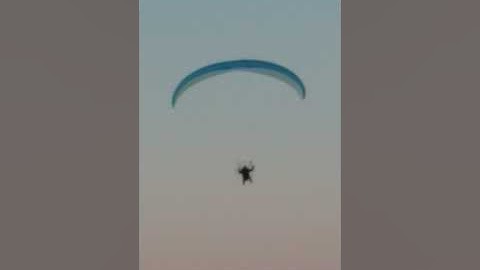 First Paramotor Flight - Self Taught - Coleman Michigan