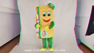 Fauna Fursuit Suit Up Smiling Sandwich Mascot Costume Cartoon