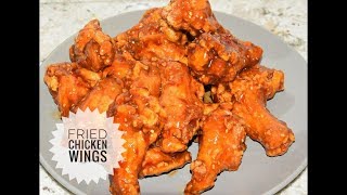 Panda Express Inspired Orange Chicken Wings - Fried Chicken Wings Recipe