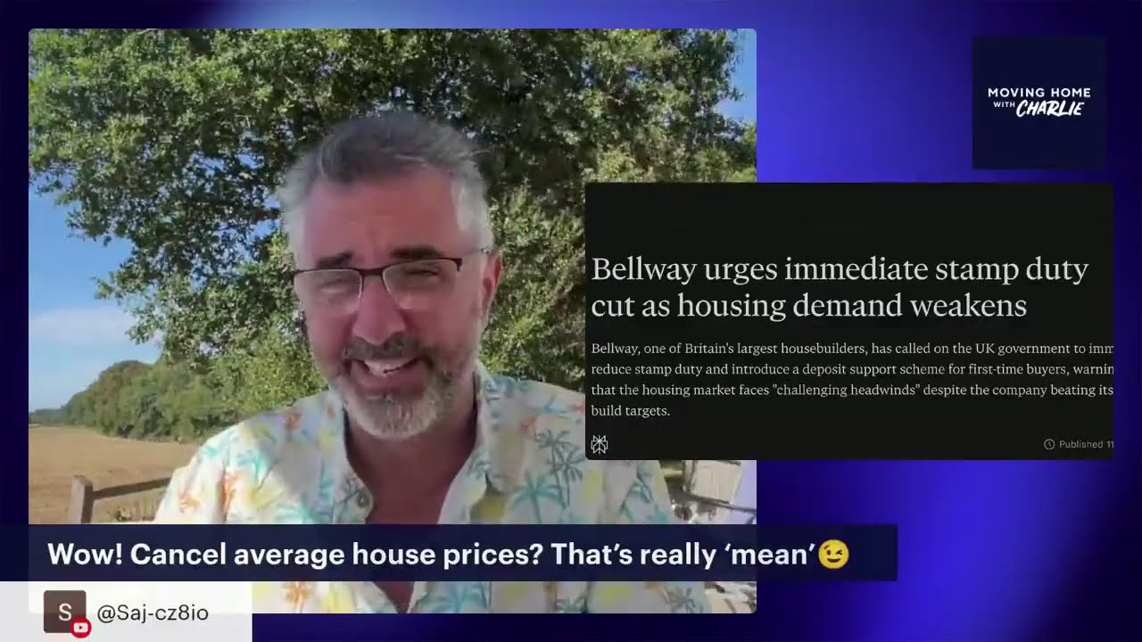 It's time to Cancel 'national average' house prices | from Friday's livestream