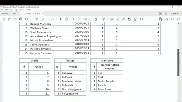 Create Join Query to connect to tables using entered data tables and search data created tables