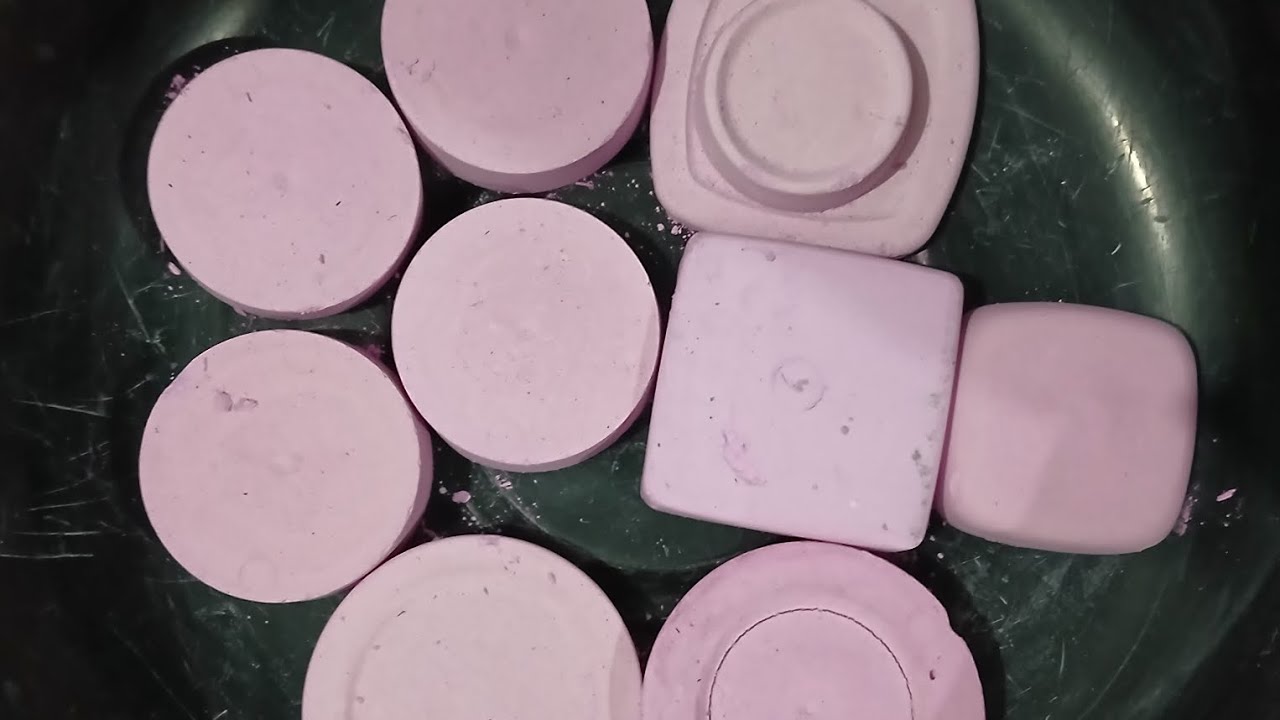 Homemade Gym Chalk + Holi Powder Pink 💓 reform crush #satisfying#asmr #gymchalkcrushing#crushingtime