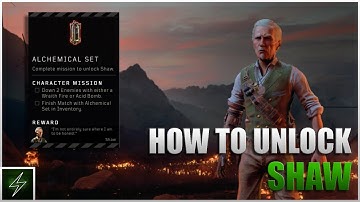 Black Ops 4 - How To Unlock Shaw In Blackout - Character Unlock Tutorial