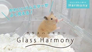 ハムスターがよく見えるオールクリアケージ「Glass Harmony（グラスハーモニー）」