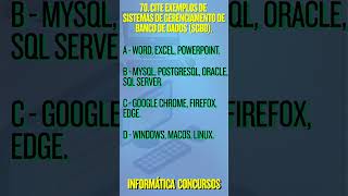 Perguntas de Informática concursos   70