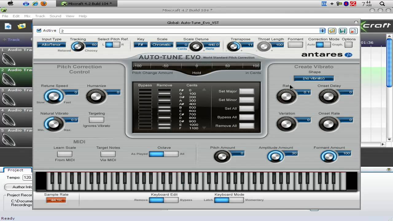 Acoustica Mixcraft 4 Multitrack Audio MIDI Recording ...