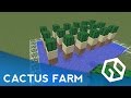 MOST EFFICIENT Cactus Farm Design (How to Make an Automatic Cactus Farm)  [Minecraft] - YouTube