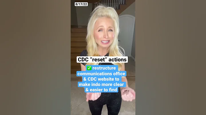 CDC admits to mistakes announces an agency reset #shorts