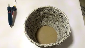 How to make trash bin with newspaper amazing idea
