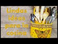 3 LINDAS Y ÚTILES IDEAS PARA LA COCINA // Manualidades con tubos de cartón // Crafts for the kitchen