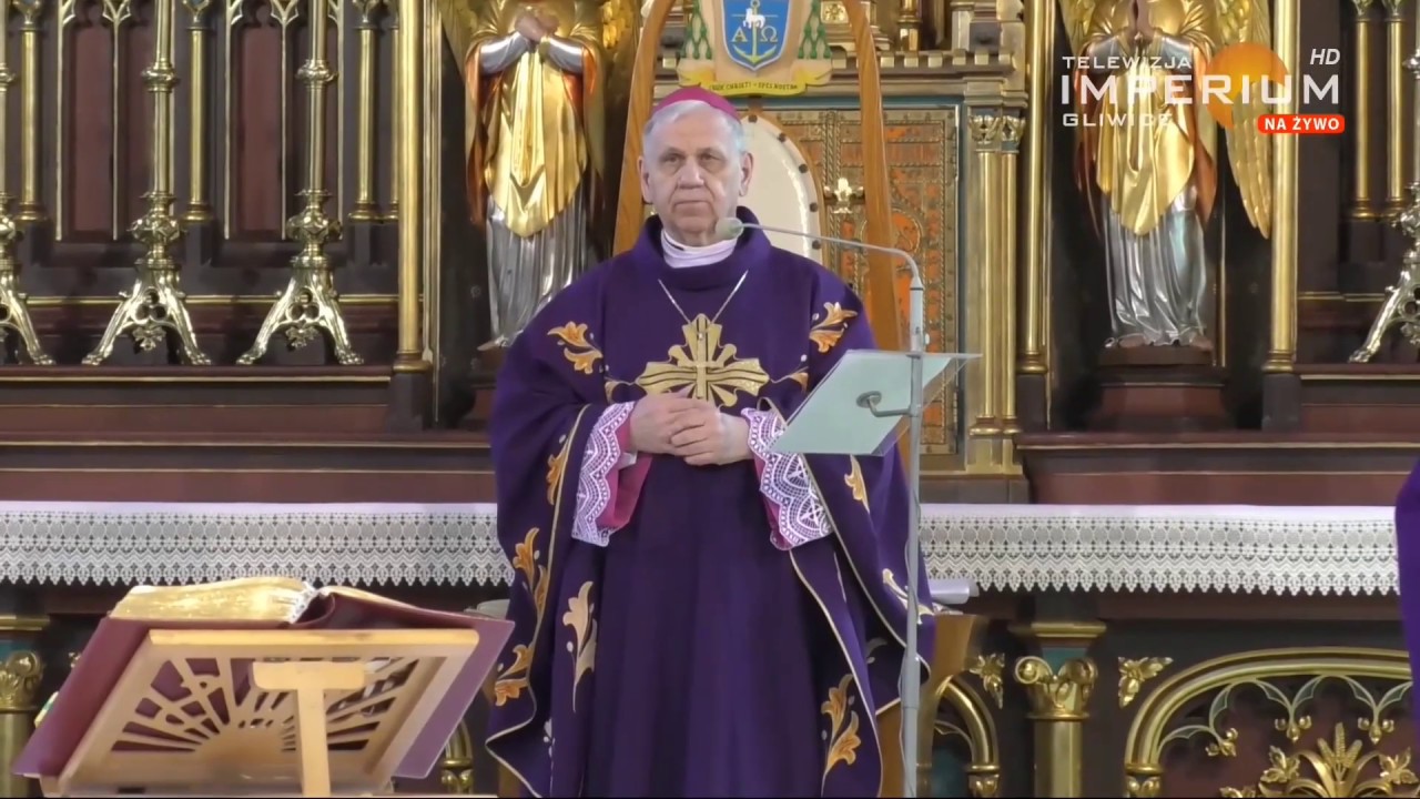 Retransmisja mszy świętej z udziałem ks. Biskupa Jana Kopca