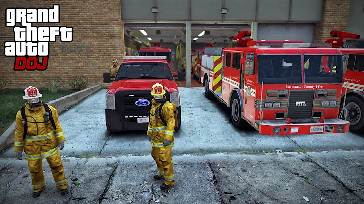 GTA 5 Roleplay - DOJ Fire 5 - Five Alarm Fire