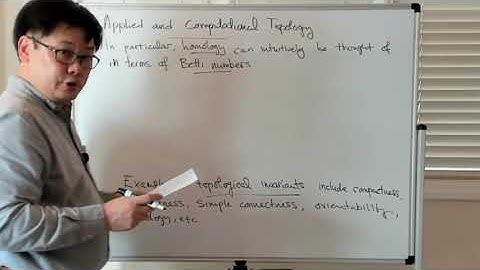 Introduction to applied and computational topology