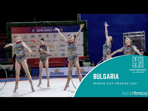 Bulgaria (3 aros + 2 mazas) - World Cup Pesaro 2021