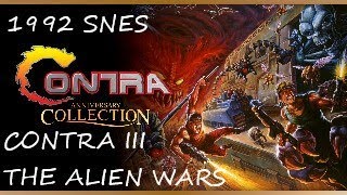 CONTRA ANNIVERSARY COLLECTION CONTRA III THE ALIEN WARS 1992 SNES WALKTHROUGH