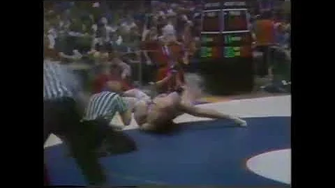 1983 IA HS St  Finals HWT Matt Burbach of Wahlert ...