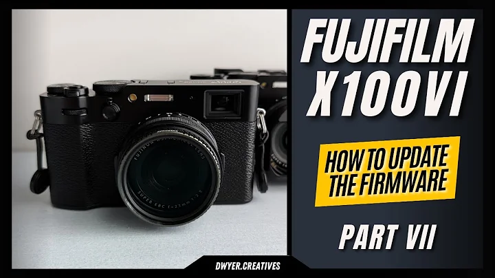 Fujifilm X100VI | How to Update Your Firmware: Part 7