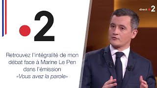 Retrouvez l’intégralité de mon débat face à Marine Le Pen dans l’émission «Vous avez la parole»