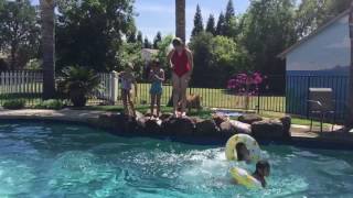 Slow Motion Pool Jumps June 2016