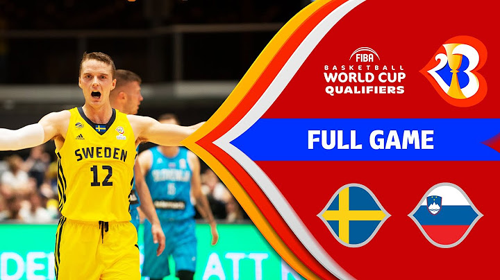 🇸🇪 SWE - 🇸🇮 SLO | Basketball Full Game - #FIBAWC 2023 Qualifiers