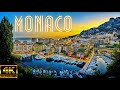 4K Walk Monaco Late Sunset 🧡 Monte Carlo Walking Tour 🚸 Full Version