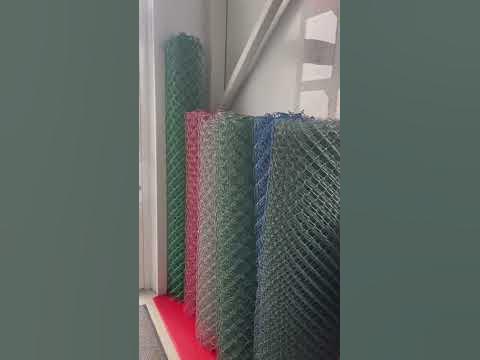 Сетка рабица с ПВХ покрытием - YouTube
