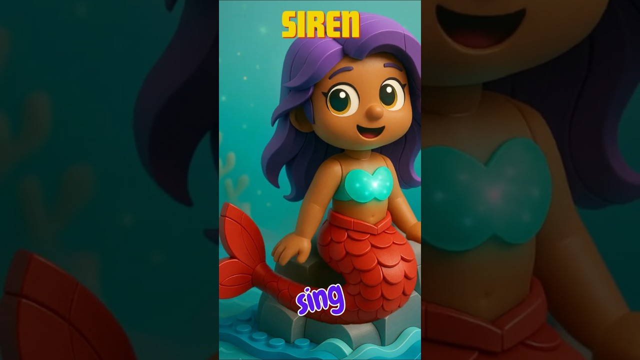 LEGO Animal Sound Rap❄️🐉🧜 Meet Magical Creatures with Funny Sounds! 🦄 Best Nursery Rhymes for Kids