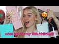 what i got for my 18th birthday!!😍🤠 *spoilt wtf*