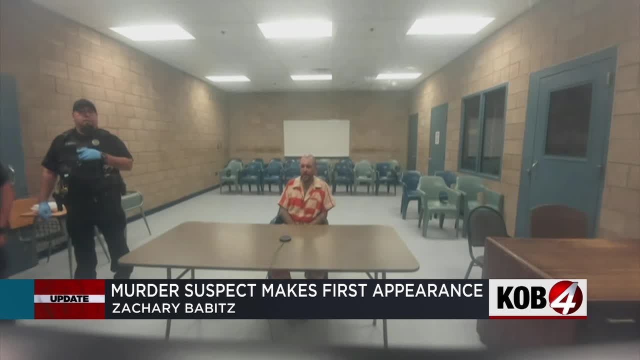Santa Fe murder suspect makes first appearance in court - YouTube