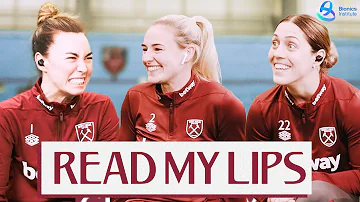 Mackenzie Arnold, Kirsty Smith & Katrina Gorry Try The Vision Consulting "Read My Lips" Challenge