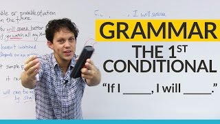 learn english grammar the first conditional