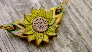 12 Years, 12 Petals | Sunflower Wood Carving