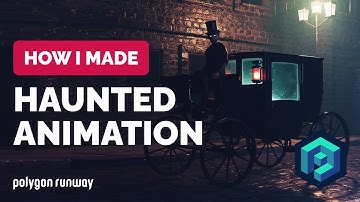 Haunted Animation in Blender 3.3 - 3D Modeling Process | Polygon Runway