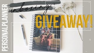 Personalplanner Unboxing Giveaway Closed