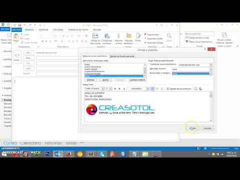 Cómo crear una firma en Outlook con imagen