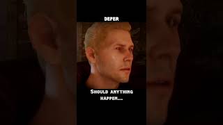 defer — Dragon age : Inquisition dialogue scene